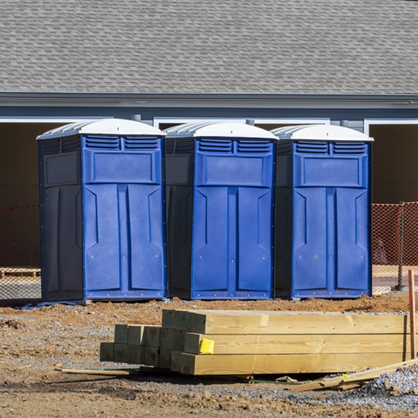 is there a specific order in which to place multiple porta potties in Strang NE